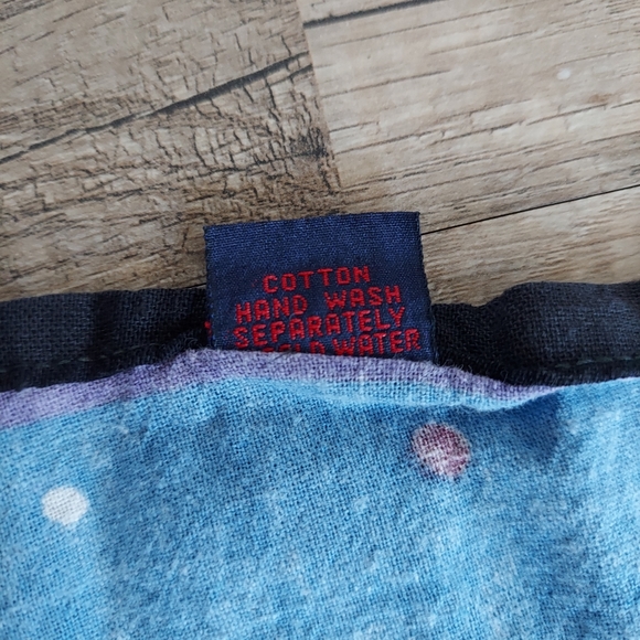 VINTAGE 90s Sacred Threads Wall Tapestry Alien UFO Space - Picture 8 of 11